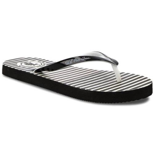 U.s. Polo Assn. Dam Syntetiska Flip Flop Sandaler White, Dam