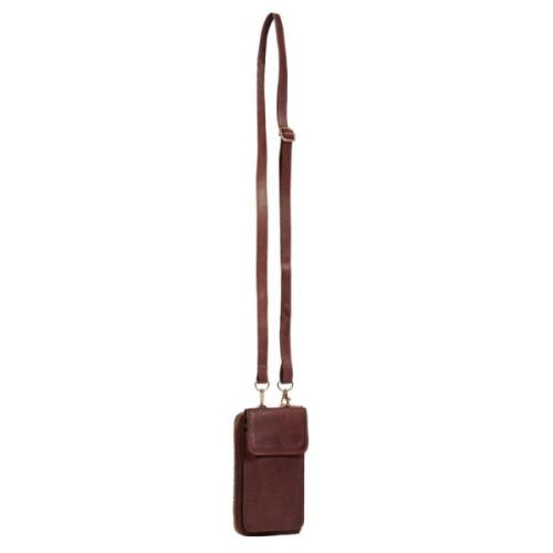 Btfcph Stilfull Mobilväska Skind 100077 Dark Cognac Brown, Dam