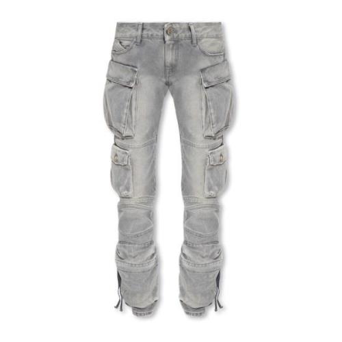 The Attico Skinny Jeans Gray, Dam
