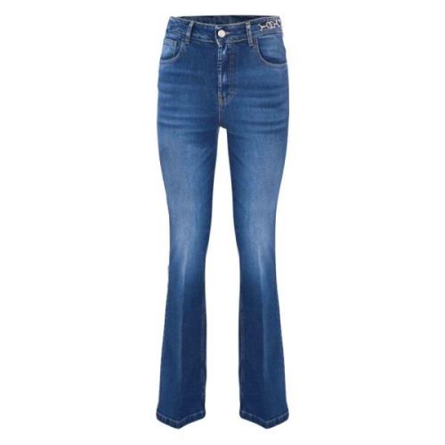 Kocca Raka jeans med metallspänne Blue, Dam