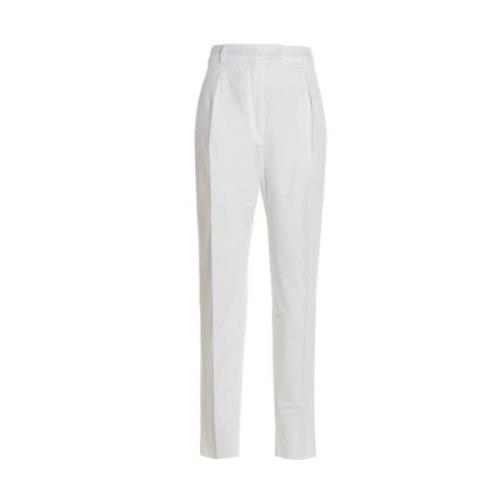 Max Mara Studio Suit Trousers White, Dam