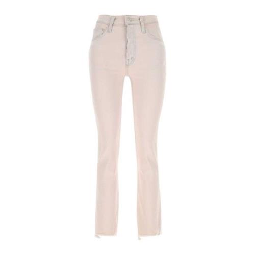 Mother Slim-fit Jeans Pink, Dam