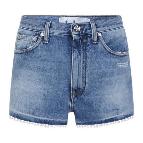 Off White Jeans shorts Blue, Dam