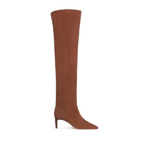 Paris Texas Stiletto Over THE Knee Boot 60 Brown, Dam