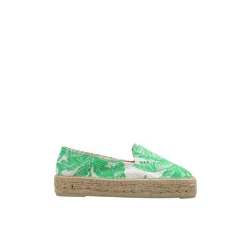 Manebí Espadriller med logotyp Green, Dam