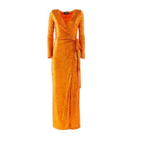Doris S Festklänningar Orange, Dam