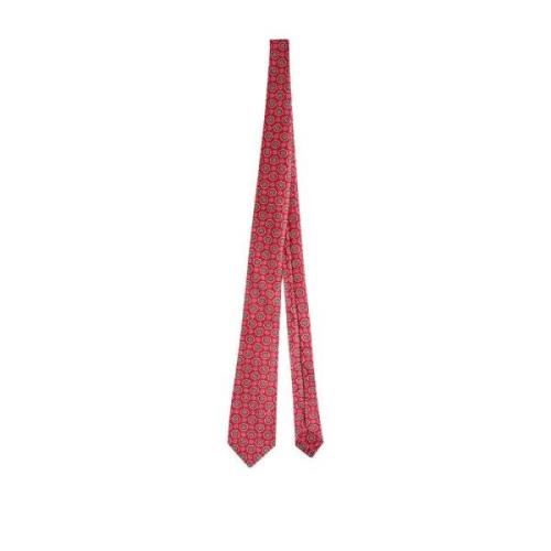 Kiton Silkblomster Slips Red, Herr