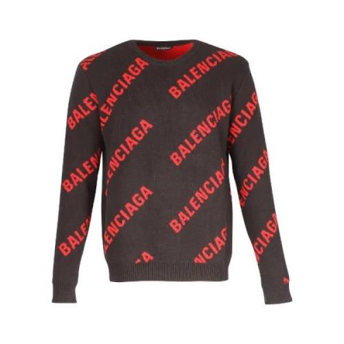 Balenciaga Vintage Pre-owned Bomull knitwear Black, Dam