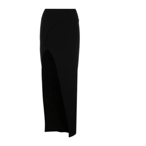 Rick Owens Statement Maxi Kjol Black, Dam