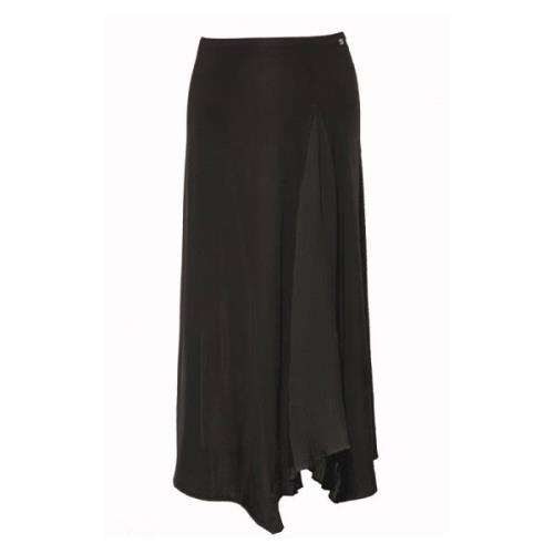 Noor of Sweden Petra plizzé skirt Black, Dam