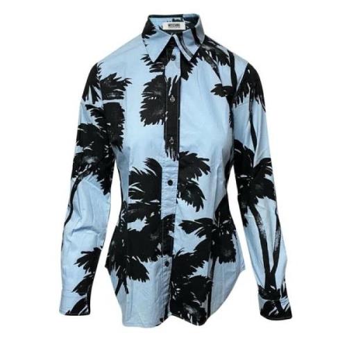 Moschino Pre-Owned Pre-owned Cotton tops Blue, Dam