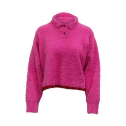 Jacquemus Pre-owned Pre-owned Polyester ytterklder Pink, Dam