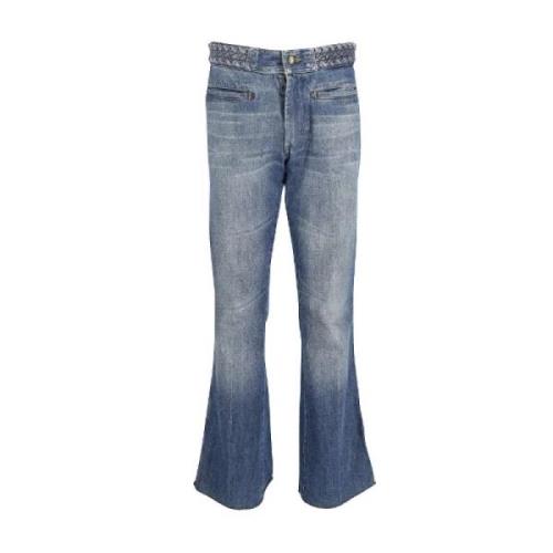 Saint Laurent Vintage Pre-owned Bomull jeans Blue, Dam