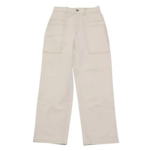 Stella McCartney Pre-owned Pre-owned Bomull jeans White, Dam