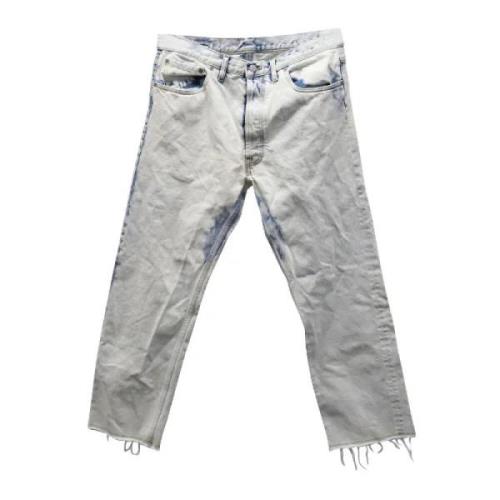 Maison Margiela Pre-owned Pre-owned Bomull jeans White, Dam