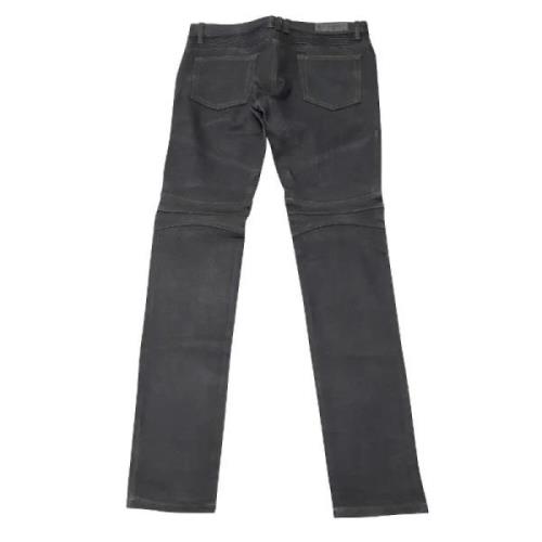 Balmain Pre-owned Pre-owned Bomull jeans Blue, Dam