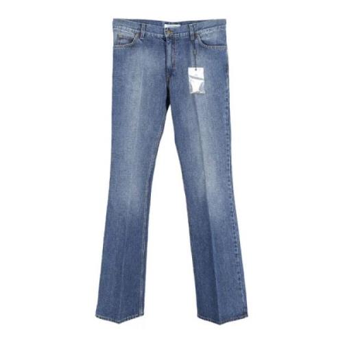 Saint Laurent Vintage Pre-owned Bomull jeans Blue, Dam