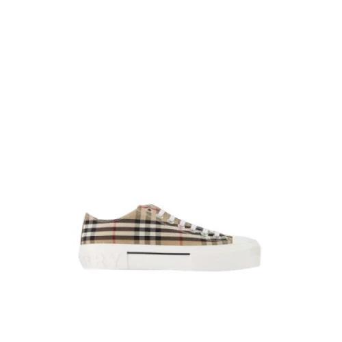 Burberry Vintage Pre-owned Tyg sneakers Beige, Dam