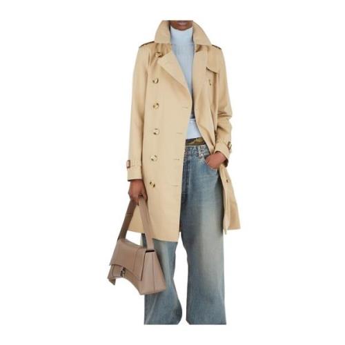 Burberry Klassisk Kensington Trench Coat Beige, Dam