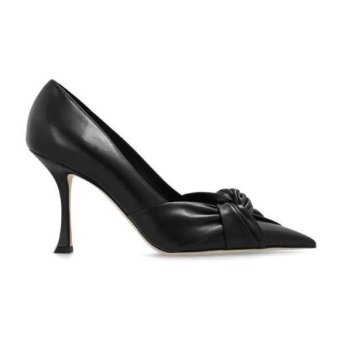 Jimmy Choo ‘Hedera’ ballerinaskor i läder Black, Dam