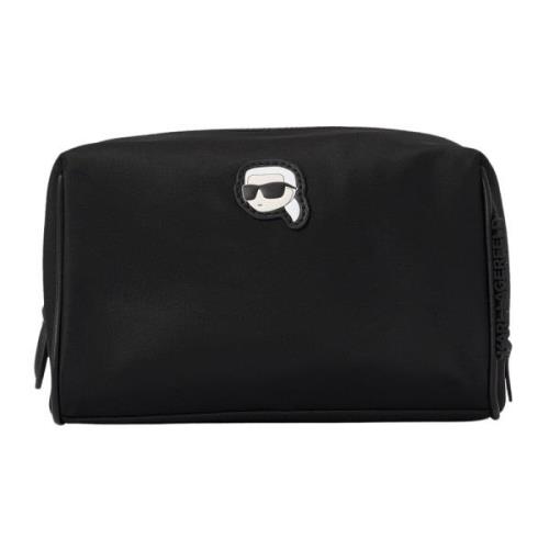 Karl Lagerfeld Toilet Bags Black, Dam