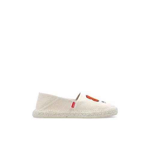 Kenzo Espadriller med logotyp Beige, Dam