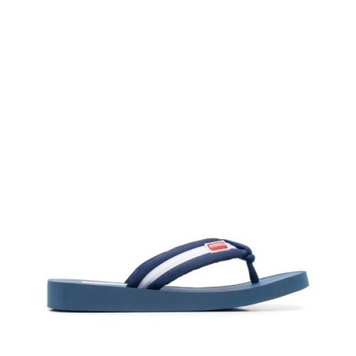 Kenzo Sommar Herr Flip Flops Blue, Herr