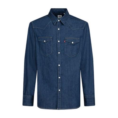 Levi's Denim Shirts Blue, Herr