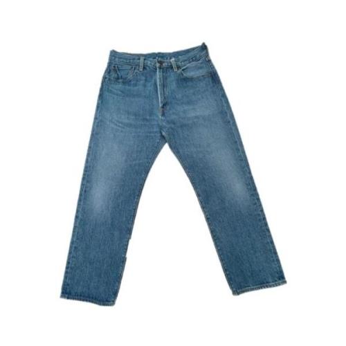 Levi's Crop Jeans för en stilren look Blue, Herr