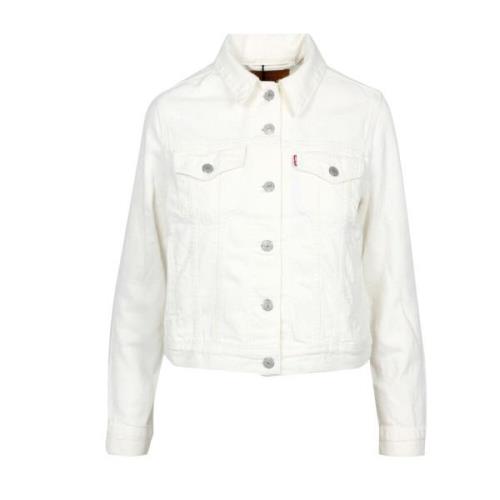 Levi's Denim Jacka White, Dam