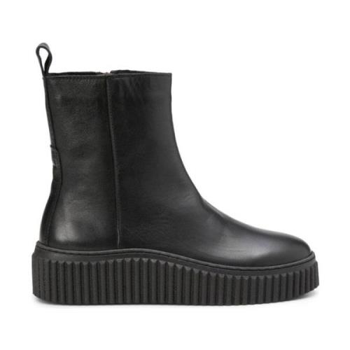 Marc O'Polo Svarta Ankelboots Black, Dam