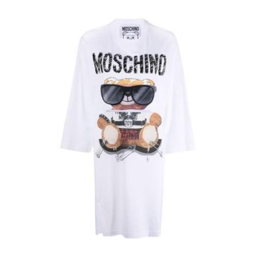 Moschino Dagklänning White, Dam