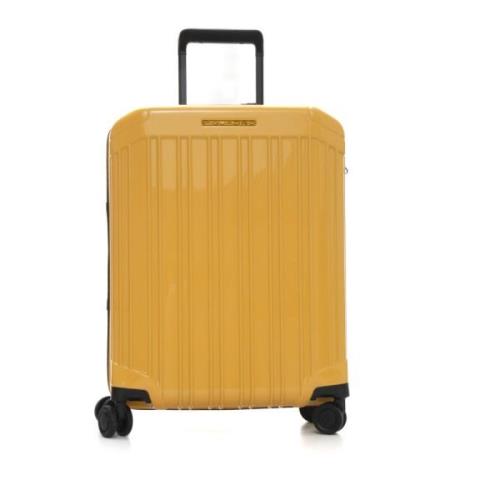 Piquadro 4 wheels Trolley Yellow, Herr