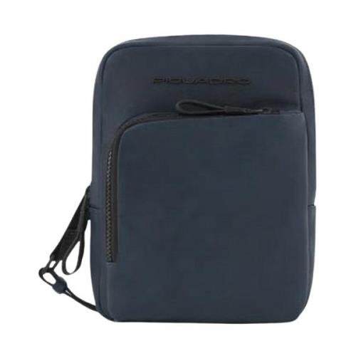 Piquadro Shoulder Bags Blue, Herr