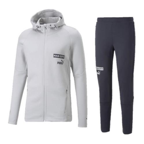 Puma Grå Casuals Hooded Trainingspaket 2022-2023 Gray, Herr