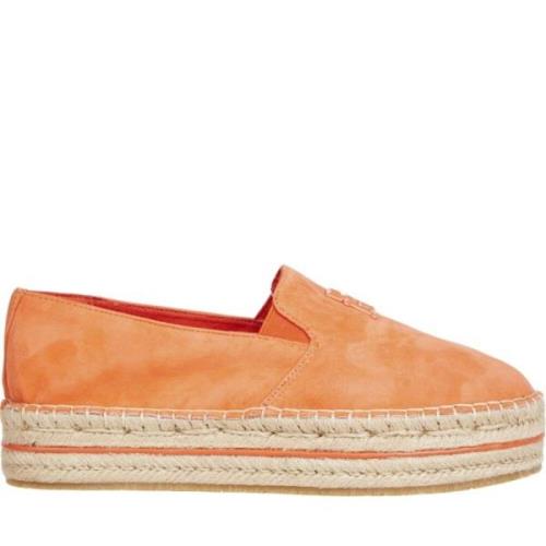 Tommy Hilfiger flatform espadrille Orange, Dam