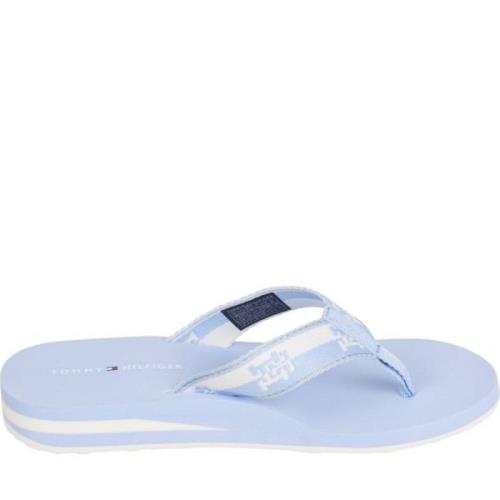 Tommy Hilfiger Färgblock webbing sandal Blue, Dam