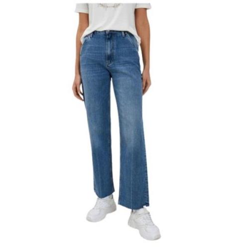 Tommy Hilfiger Högmidjade Flare Jeans Blue, Dam