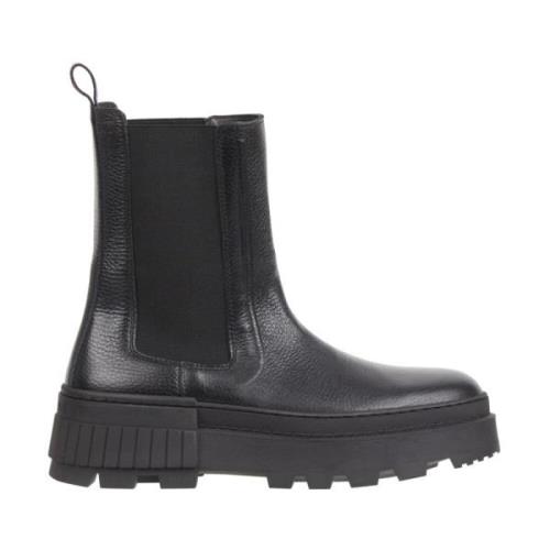 Tommy Hilfiger Chunky Svarta Chelsea Booties Black, Herr