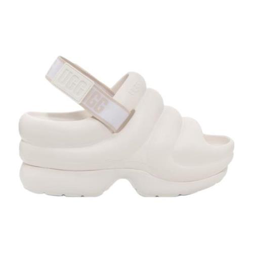 UGG Flat Sandals White, Dam