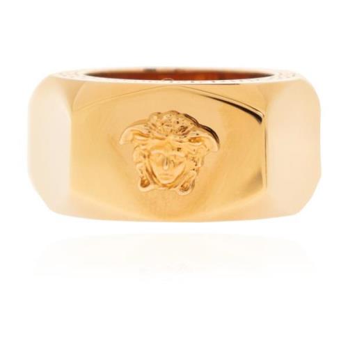 Versace Bultformad ring Yellow, Unisex