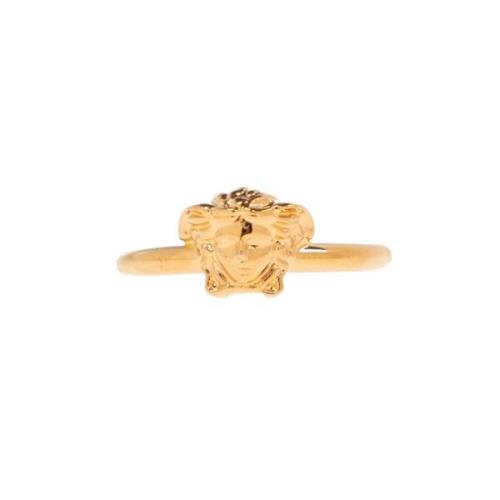 Versace Medusa ring i mässing Yellow, Dam