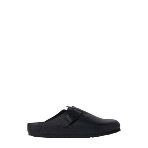 Birkenstock Boston Mules i belagt läder Black, Unisex