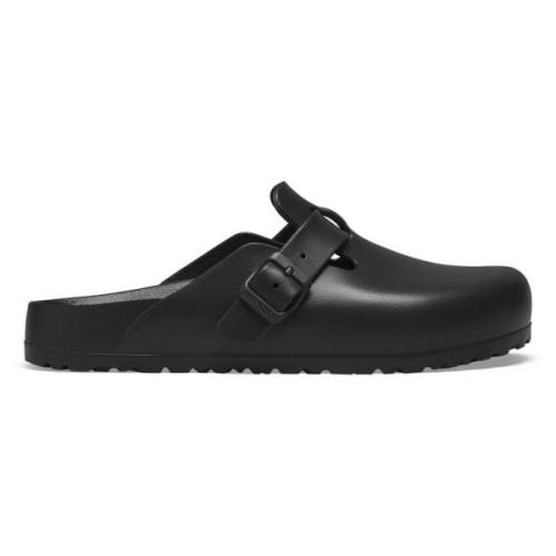 Birkenstock Klassiska Boston Sandaler Black, Dam