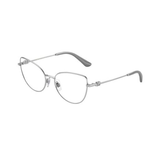 Dolce & Gabbana Stiliga Metallglasögon i Färg 05 Gray, Dam