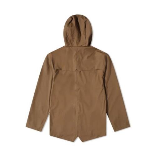 Rains Modernt Unisex Vattentät Jacka Brown, Herr