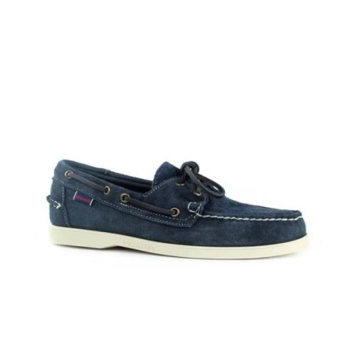 Sebago Docksides Portland Suede Blue, Unisex