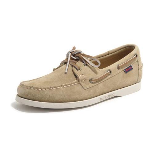 Sebago Sailor Shoes Beige, Herr