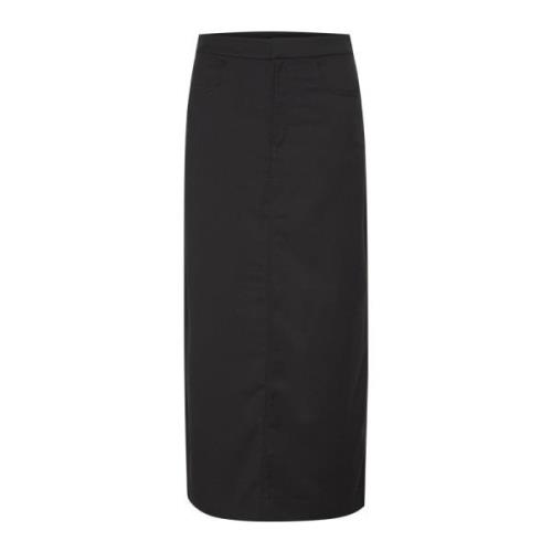 Gestuz Elegant Maxi Kjol Black, Dam