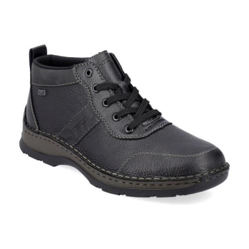 Rieker Svarta Casual Stängda Booties Black, Herr